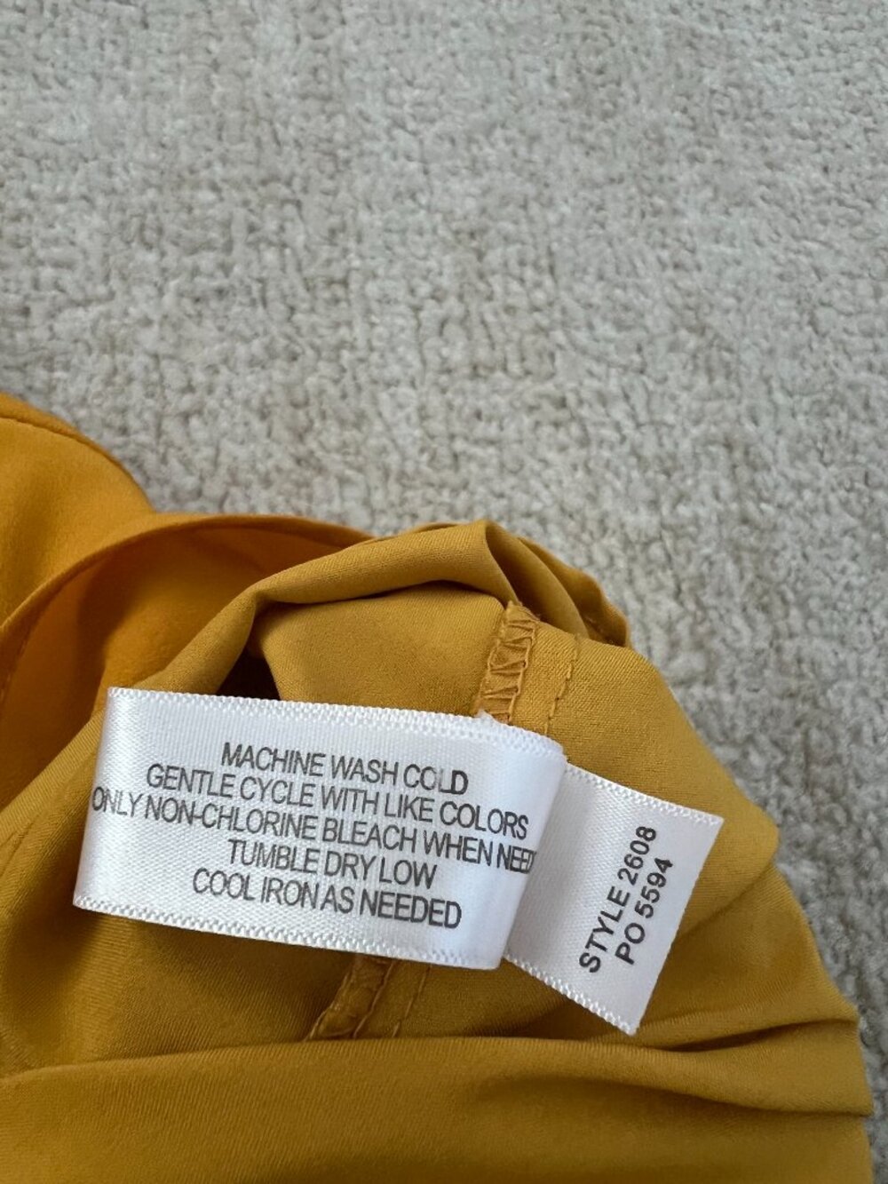 Eloquii Studio Yellow Ruffle Tie-Neck Dress Plus Size 14 - Picture 13 of 13